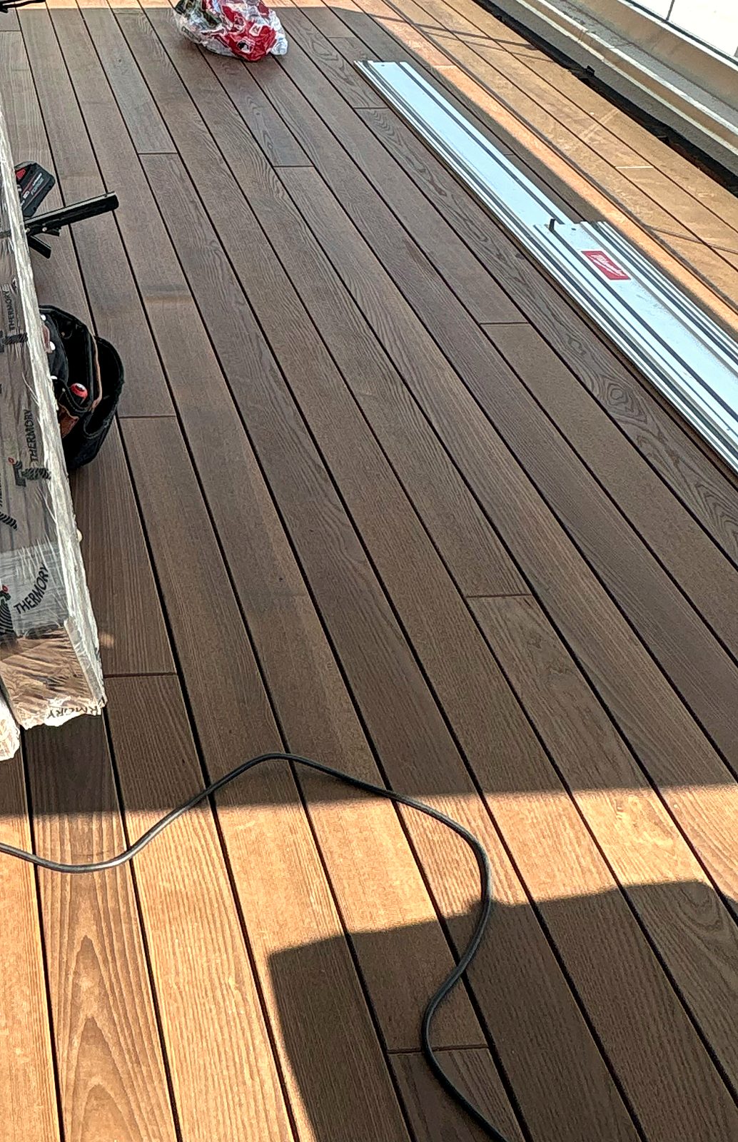 Composite balcony decking